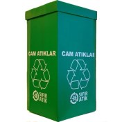 Resim Tuncel Teknik Geri Dönüşüm Kolisi 70 lt-Cam Atık 