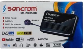 Resim Sencrom 2000s Hd Mini Uydu Alıcısı Full Hd 1080 