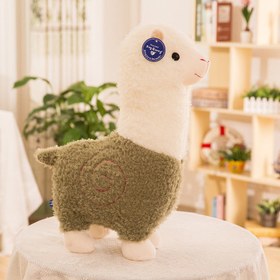 Resim Alpaca doll plush toy - Green / 55cm 