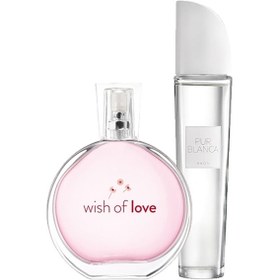 Resim Avon Pur Blanca + Wish Of Love Kadın Parfüm EDT 2 x 50 ML 