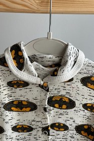 Resim Leo Baby Store Erkek Bebek & Çocuk [9ay-1yaş-2yaş] Beyaz Batman Desenli Model Pijama Takımı 