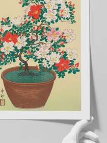 Resim Ohara Koson Brown Pot - Art Print - Matt Studio / 30x40 cm 