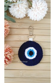 Resim Sewille Design Hand Made Punch Nazar Boncuğu Anahtarlık 