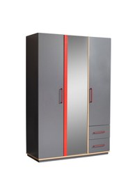 Resim Antre Karyola Çalışma Masası Komodin Kitaplık Genç Odası Dolap Antrasit 