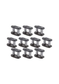 Resim T8f Zincir Kilidi - 10 Adet Çelik Bağlantılı Hafif Bisiklet Zinciri Aşınma Direnci Zincir Kilidi Çok Renkli 