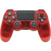 Resim Cordial Ps4 Kablolu Titreşimli Oyun Kumandası - Çift Şok, Şeffaf Kırmızı 