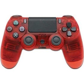 Resim Cordial Ps4 Kablolu Titreşimli Oyun Kumandası - Çift Şok, Şeffaf Kırmızı 