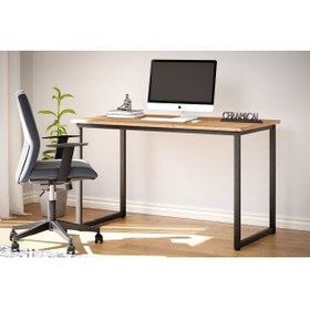 Resim Ceramical Ms1 Metal Ayaklı Çalışma Masası - 120cm - Çam 