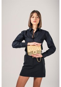 Resim Ççs Kadın 17774 Omuz Askılı El Çantası Altın 