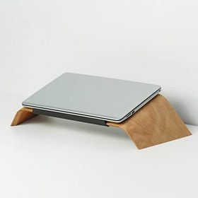 Resim Fagus Wood Laptop Standı | Macbook Yükseltici | Laptop Tutucu 