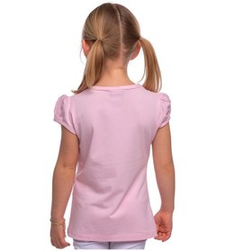 Resim Lovetti Pembe Kız Çocuk Kısa Kollu Basıc Tişört Pembe 