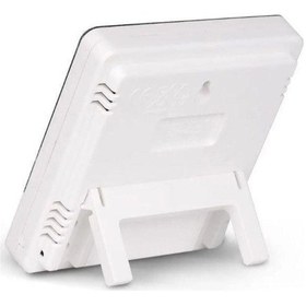 Resim Dijital Sıcaklık Nem Ölçer Alarmlı Masa Saati ve Isı Termometre 