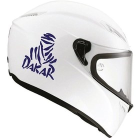 Resim Tek Renk Dakar(Dakar Helmet Stickers) Kask Sticker Etiket Modeli 