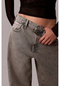 Resim Calvin Klein Geniş Paça Grey Sterling Kadın Gri Jeans Lv047d834g-0sl Gri 