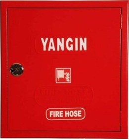 Resim Tek Kapaklı Tüp Kabinsiz Yangın Dolabı 