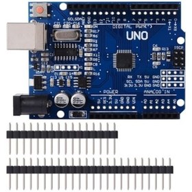 Resim Elektronikemin-Arduino Uno R3 Klon - Usb Kablo Hediyeli - (Usb Chip Ch340) 