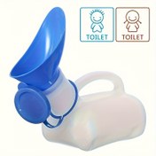Resim Erkekler ve Kadınlar için Taşınabilir Seyahat Tuvaleti - Kolay Tutma Tasarımlı Geniş Sızdırmaz İdrar Kabı, Dayanıklı Plastik Kamp Tuvaleti, Araba, Karavan, Kamp ve Açık Hava Aktiviteleri İçin 