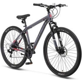 Resim Ümit 2678 Motıon M-2d Erkek Dağ Bisikleti 356h 24 Jant 21 Vites Siyah Kırmızı Çok Renkli 