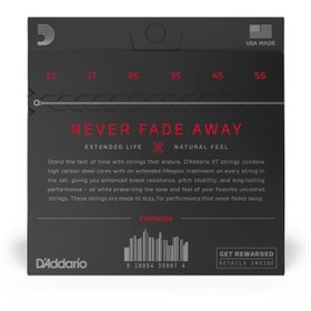 Resim D'Addario XTAPB1356 XT Phosphor Bronze Akustik Gitar Tel Seti ($13-56$) | Medium, Yüksek Gerilim ve Projeksiyon, Uzun Ömürlü Doğal Ton ve Üstün Mukavemet 