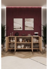 Resim 4 Kapaklı Konsol-knsl01-sonoma 