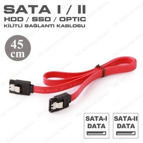 Resim 45Cm Hdd Optic Sata I / Ii Kilitli Data Kablo - 2 Adet 