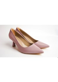 Resim Assortie Pastel Pembe İnce Topuklu Kitten Heel Kadın Ayakkabı Pastel Pembe 