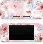 Resim TACKY DESIGN Flowers skin Compatible with Nintendo switch lite, Watercolor switch lite Stickers, Vinyl 3m decal, Full wrap cover 