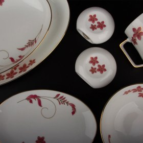 Resim Aryıldız Evaliza Nostalji Çiçek Kahvaltı Takımı 42 Parça 