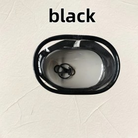 Resim Chuangyinshop Siyah Anahtarlık Askılı Şeffaf Pvc Kulaklık Kablolar Takılar Depolama Kutusu Diğer 