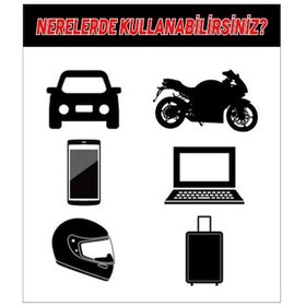 Resim Arabada Bebek Var Araç, Araba, Oto, Motorsiklet, Kask, Laptop, Cam Sticker 16x12 Cm 