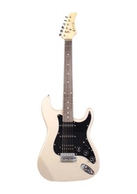 Resim Angel Aeg111-gry Gri Elektro Gitar Strat Kasa Modern Metalik Gr 