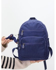 Resim Probag Sevimli Peluş Figürlü Günlük Kadın Sırt Çantası Şık, Kullanışlı, Okula Ve Seyahate Uygun Lacivert 