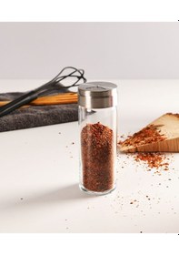 Resim Basic Cam Tuzluk - 12 Li Tuzluk Biberlik Baharatlık 230 Ml. Şeffaf 