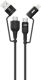 Resim GNP 4in1 Kablo 2 Metre Siyah 