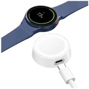 Resim Taşınabilir Akıllı Saat Manyetik Kablosuz Şarj Cihazı Beyaz , Boyut:apple Watch Serisi İçin 