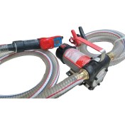 Resim Düzey/12 Volt Mazot Aktarma Pompası&5 Metre Telli Hortum&sayaçlı Tabanca Seti 