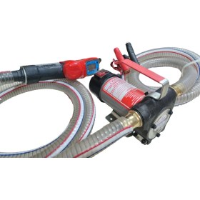 Resim Düzey/12 Volt Mazot Aktarma Pompası&5 Metre Telli Hortum&sayaçlı Tabanca Seti 
