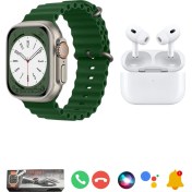 Resim Byrtech T800 Watch Ultra 2 Akıllı Saat Pro Bluetooth Kulaklık İkili Paket 