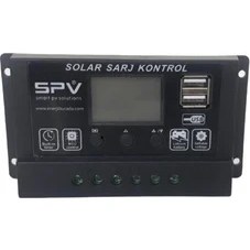 Resim Spv 10 Amper Solar Şarj Kontrol Cihazı / Regülatör-AT10-1024A 
