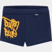 Resim Button Blue Erkek Çocuk İçin Mayo 366267765 Mavi 