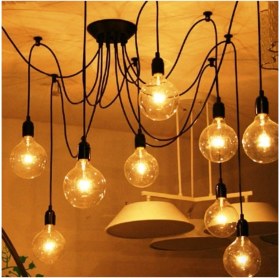 Resim Edison G95 Flamanlı Rustik 6W LED Ampul 10'lu Dekoratif Vintage Aydınlatma 