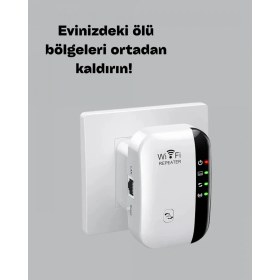 Resim MiraLive 300 Mbps Kablosuz Wifi Menzil Genişletici - Repeater & Ap Modu 