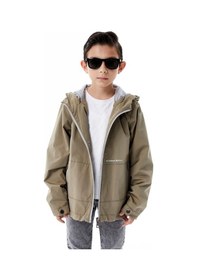 Resim Benitto Kids Erkek Çocuk Kapüşonlu Mevsimlik Yağmurluk 51366 Kahve 