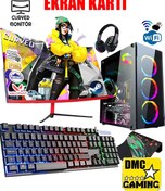 Resim DMC N117x (GTA 5) I5 3470,16gb Ram,500gb Hdd,256gb Ssd,gt740 4gb.24''curved Oyuncu Masaüstü Bilgisayar 