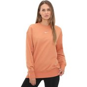 Resim Nike W Nsw Phnx Flc Os Crew Kadın Sweatshirt Pembe 