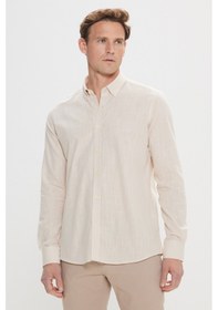 Resim Ac&Co / Altınyıldız Classics Erkek Gömlek (476750061) Krem 