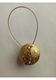 Resim Nivemeshome Tropez Gold Yuvarlak Perde Tokası 