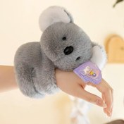 Resim [1 adet Koala Peluş Bileklik] 1 adet Yumuşak Polyester Gri Koala Peluş Bileklik - Parti Hediyeleri, Hediyeler ve Anılar için Sevimli Hayvan Bileklik 