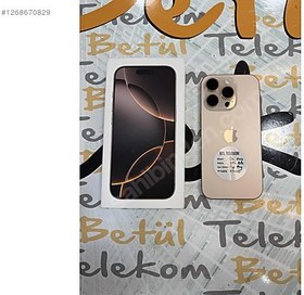 Resim Apple iPhone 16 Pro İkinci El TR | 256 GB | Çöl Titanyum 