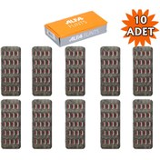 Resim Alfa Çakmak Taşı 10 Paket 200 Adet Çakmak Taşı Zippo Ve Tüm Çakmaklar Için Uyumlu Kaliteli Taş 